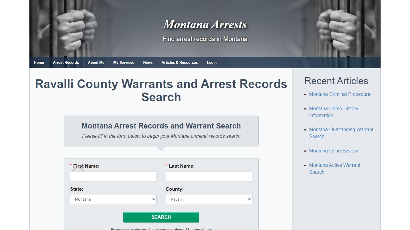 Ravalli County Warrants and Arrest Records Search ...